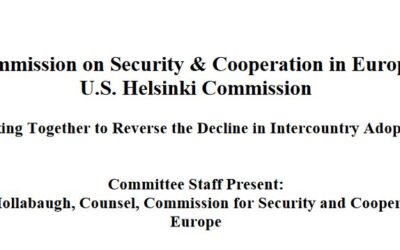 Transcript of the Helsinki Commission