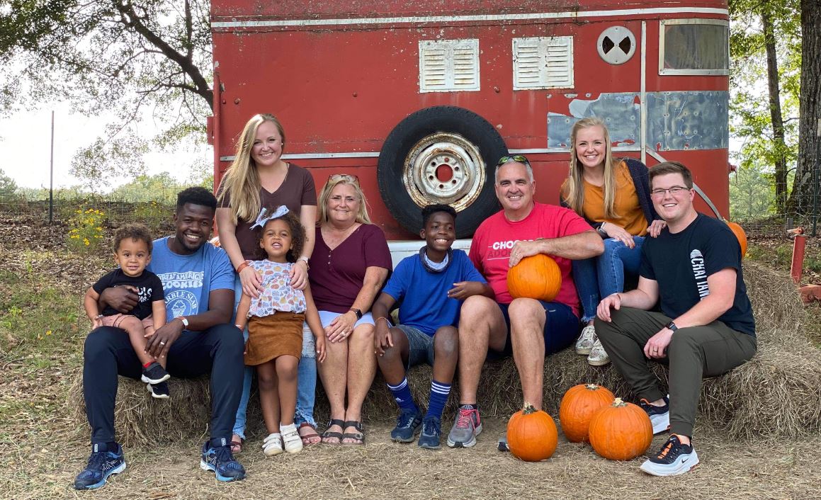 family with multiple adopted children